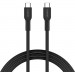 Canyon Дата кабель USB-C to USB-C 1.0m OnWire 60CL C-C 60W COLOR Braided 1m Black Canyon (CND-CCAP60AB10B)