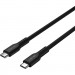 Canyon Дата кабель USB-C to USB-C 1.0m OnWire 60CL C-C 60W COLOR Braided 1m Black Canyon (CND-CCAP60AB10B)