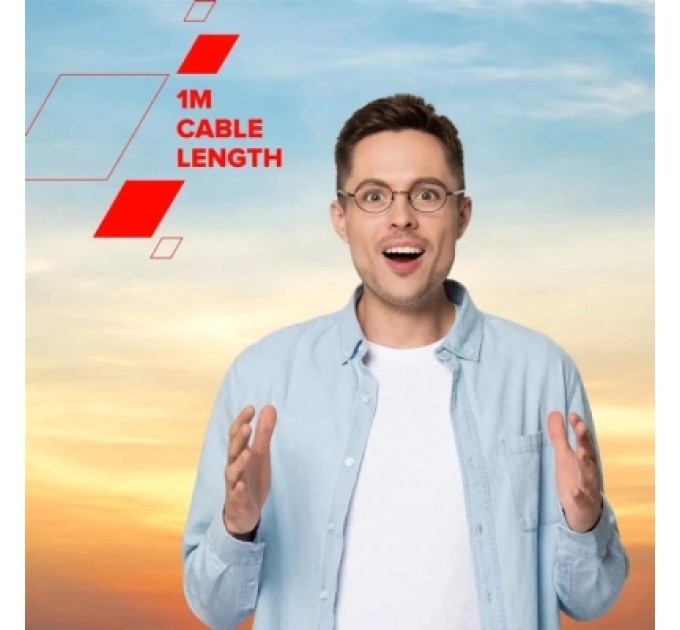 Canyon Дата кабель USB-C to USB-C 1.0m OnWire 60CL C-C 60W COLOR Braided 1m Black Canyon (CND-CCAP60AB10B)