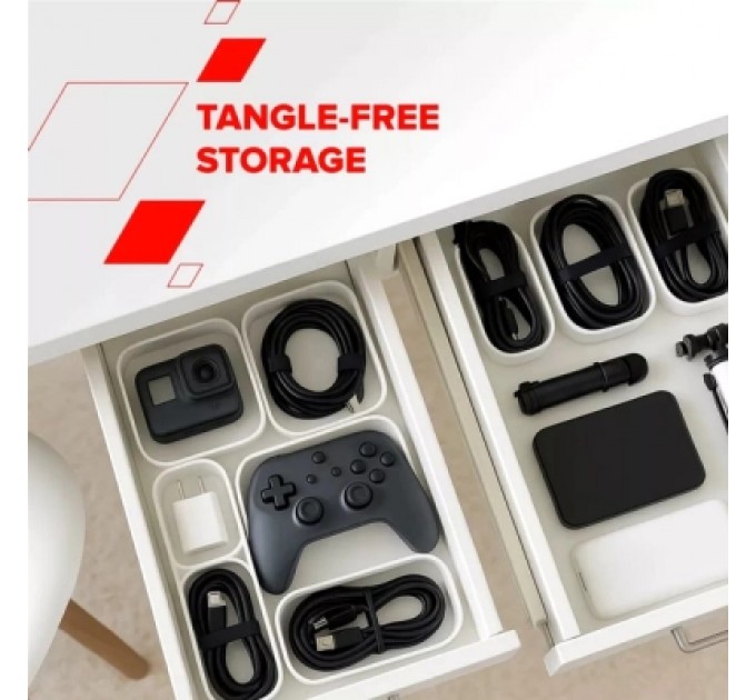 Canyon Дата кабель USB-C to USB-C 1.0m OnWire 60CL C-C 60W COLOR Braided 1m Black Canyon (CND-CCAP60AB10B)