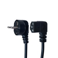 Кабель живлення C13 1.8m corner black Armorstandart (ARM73124)