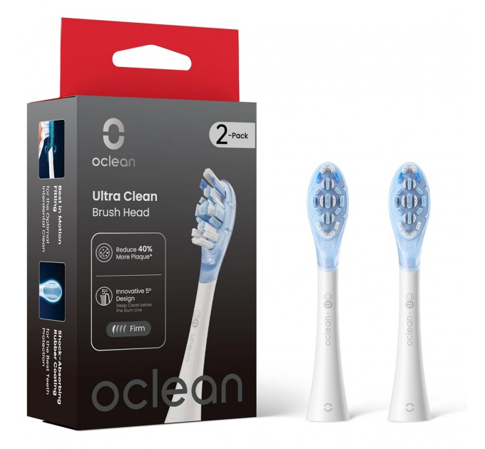 Oclean Насадка для зубної електрощітки Oclean Ultra White Clean UC03 2 шт (6970810556988)
