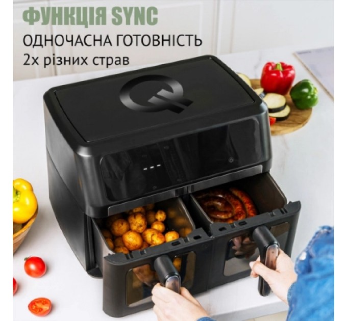 QUIN Мультипіч QUIN Air Fryer Dual Zone (YJ-1102AV)