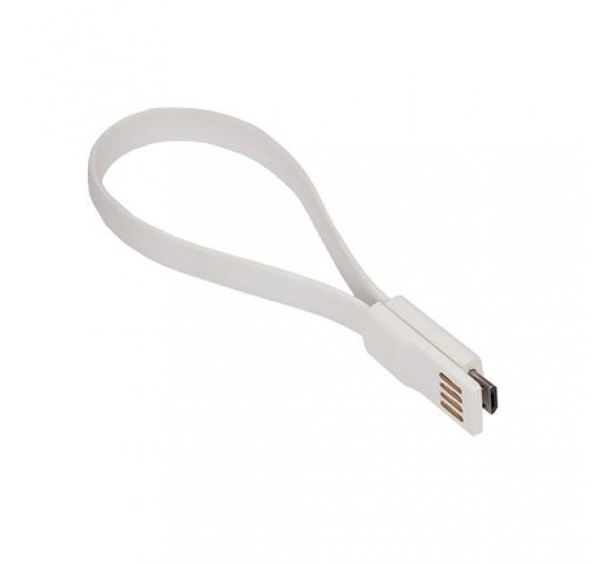 Sumdex Кабель Sumdex USB - micro USB V 2.0 (M/M), з магнітом, 0.21 м, White (DCU-1022WT)_OEM