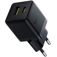 Зарядний пристрій Baseus Palm Fast Charger C+U 30W cluster black (P1011160A113-00)