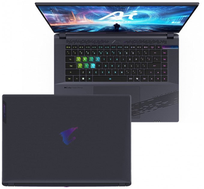 GIGABYTE Ноутбук Gigabyte Aorus 16X ASG 2024 (AORUS 16X ASG-63UAC64SD) Midnight Gray