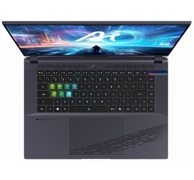 GIGABYTE Ноутбук Gigabyte Aorus 16X ASG 2024 (AORUS 16X ASG-63UAC64SD) Midnight Gray