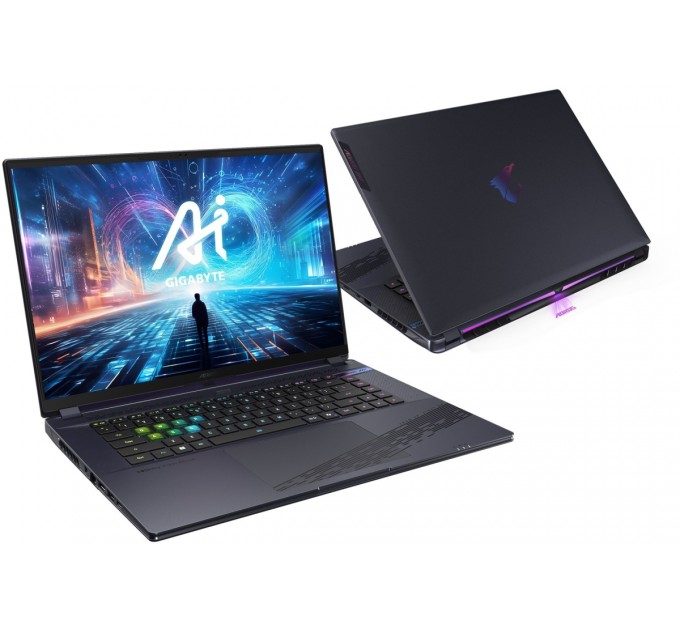 GIGABYTE Ноутбук Gigabyte Aorus 16X ASG 2024 (AORUS 16X ASG-63UAC64SD) Midnight Gray