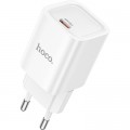 HOCO Зарядний пристрій HOCO C148A Charm USB-C PD30W White (6942007630306)