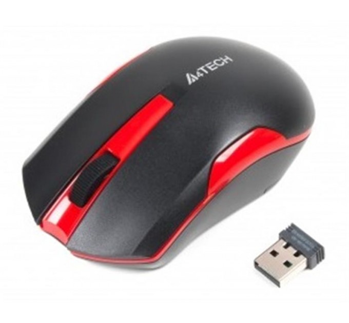 A4Tech Мишка бездротова A4Tech G3-200N Black/Red USB V-Track