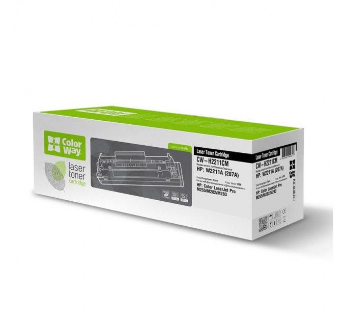 ColorWay Картридж CW (CW-H2211CM) HP CLJ Pro M255/M282/M283 Cyan (W2211A)
