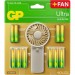 Gp Батарейка Gp AA * 12 + AAA * 12 Ultra Alcaline + fan (4891199233982)