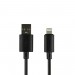 Кабель Hoco X88 Gratified USB - Lightning  (M/M), 1 м, Black (6931474783301)