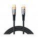 Remax Кабель Remax RC-C061 Explore USB Type-C - Lightning (M/M), 20W, 1.2 м, Black (6954851206712)