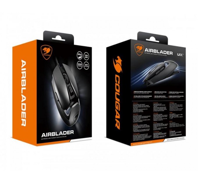 Мишка Cougar Airblader Black USB