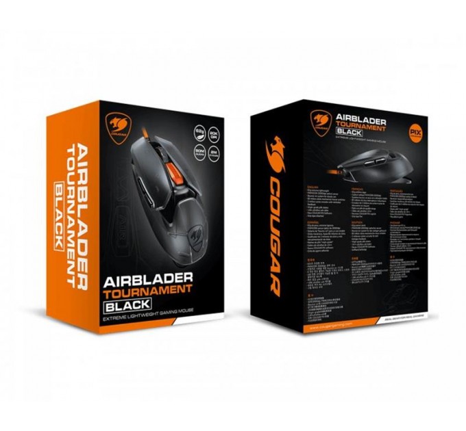 Cougar Миша Cougar AirBlader Tournament Black
