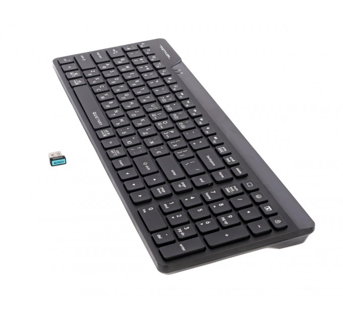 A4Tech Клавіатура бездротова A4Tech FBK23 AS Black