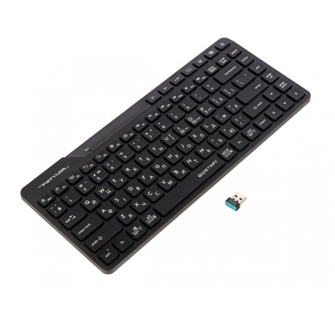 A4Tech Клавіатура бездротова A4Tech FBK26C AS Black