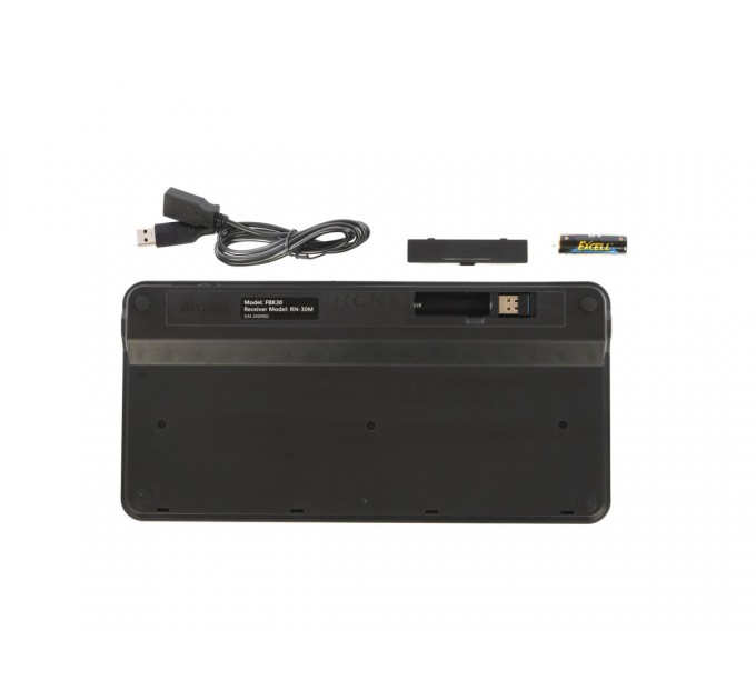 A4Tech Клавіатура бездротова A4Tech FBK30 Black