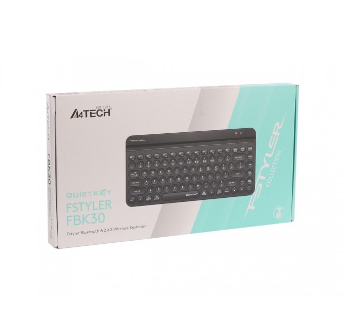 A4Tech Клавіатура бездротова A4Tech FBK30 Black