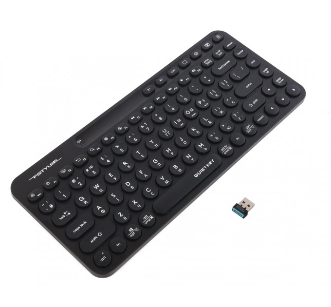 A4Tech Клавіатура бездротова A4Tech FBK36C AS Black