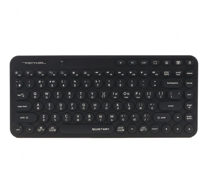 A4Tech Клавіатура бездротова A4Tech FBK36C AS Black