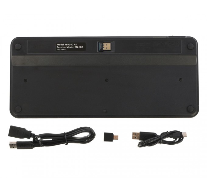 A4Tech Клавіатура бездротова A4Tech FBK36C AS Black