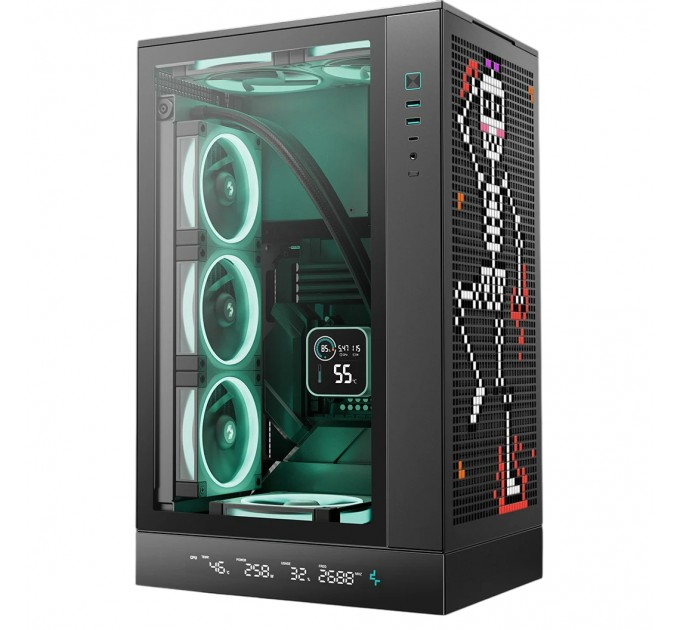 Deepcool Корпус DeepCool CH270 Digital Black (R-CH270-BKNDM0-G-1) без БЖ
