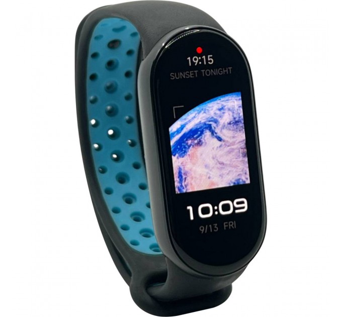 BeCover Ремінець BeCover Vents Style для Xiaomi Mi Smart Band 9 Black Blue (711982)