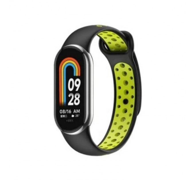 BeCover Ремінець BeCover Vents Style для Xiaomi Mi Smart Band 9 Black Green (711984)