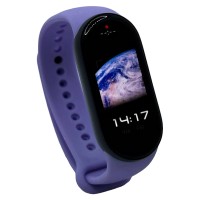 Силіконовий ремінець BeCover для Xiaomi Mi Smart Band 9 Lilac (711960)