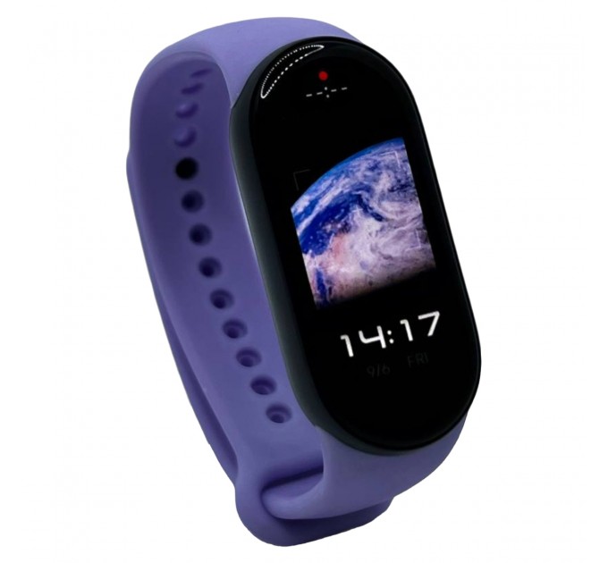 Силіконовий ремінець BeCover для Xiaomi Mi Smart Band 9 Lilac (711960)