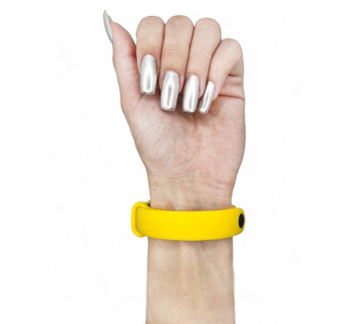 Силіконовий ремінець BeCover для Xiaomi Mi Smart Band 9 Yellow (711957)