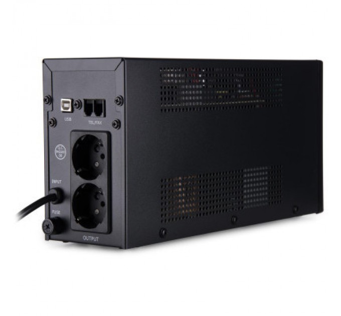 Vinga Пристрій безперебійного живлення Vinga LED 800VA metal case with USB (VPE-800MU)