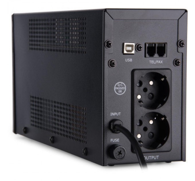 Vinga Пристрій безперебійного живлення Vinga LED 800VA metal case with USB (VPE-800MU)