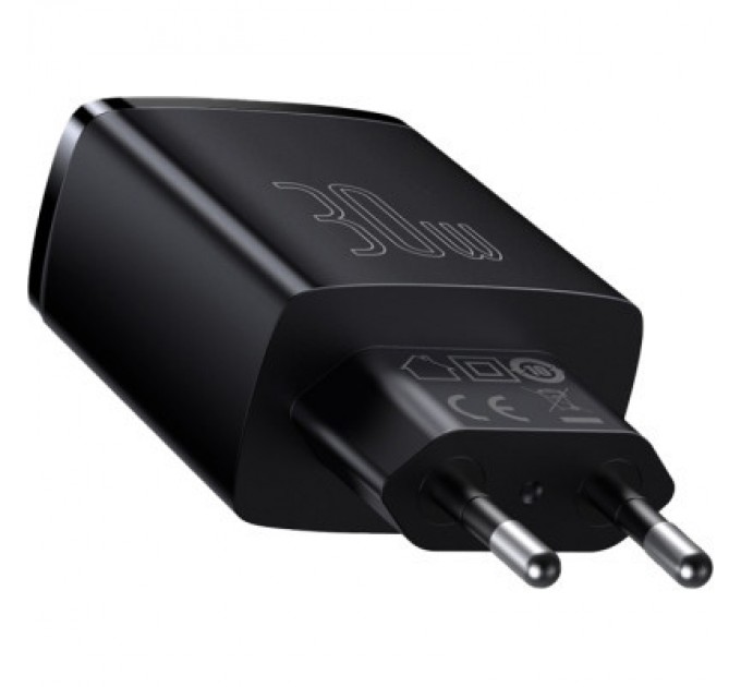 Зарядний пристрій Baseus Compact Quick Charger 2U+C (CCXJ-E01)