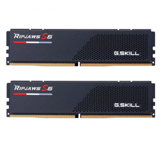 G.Skill Модуль пам'яті для комп'ютера DDR5 64GB (2x32GB) 6000 MHz Ripjaws S5 Matte Black G.Skill (F5-6000J3636F32GX2-RS5K)