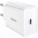 Baseus Зарядний пристрій Baseus Speed Mini Quick Charger White (CCFS-SN02)