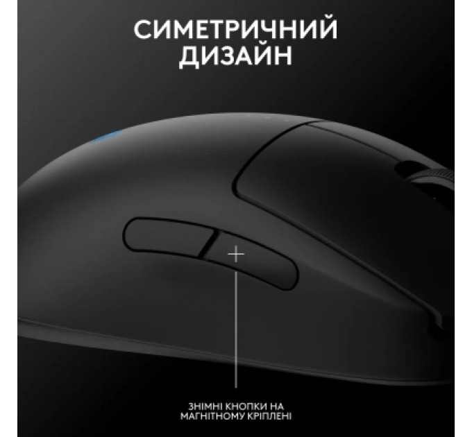 Logitech Мишка Logitech G Pro 2 Lightspeed Wireless Black (910-007295)