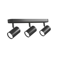 Світильник точковий Videx під лампу 3xGU10 накладний поворотний (VL-SPF05B-WFB)