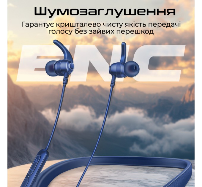 Promate Bluetooth-гарнітура Promate Leap-200H Blue