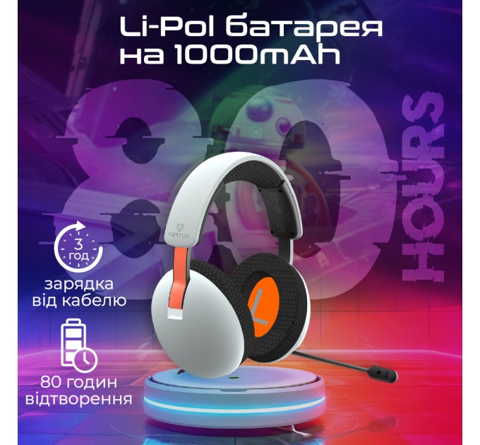 Vertux Bluetooth-гарнітура Vertux BB-8 White