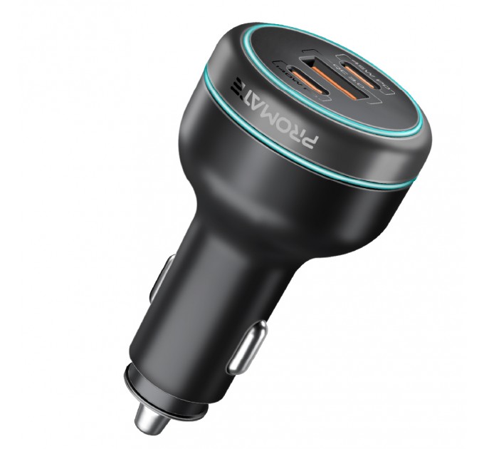 Promate Автомобільний зарядний пристрій Promate PowerDrive-230 230W Black