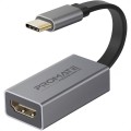 Promate Адаптер Promate USB Type-C - HDMI (M/F) Grey (medialink-h1.grey)