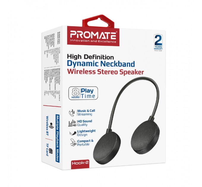 Promate Акустична система Promate Hook-2 10W Black