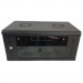 Eserver Шафа настінна Eserver 4U 19" 600х350х284 (Ш*Г*В), скло, чорна (ES-Е435B)