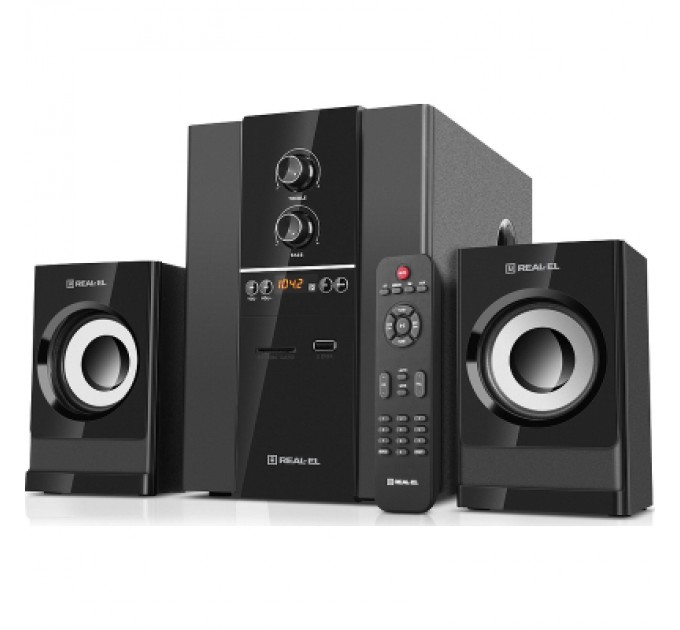 REAL-EL Акустична система REAL-EL M-355 Black (EL121300015)