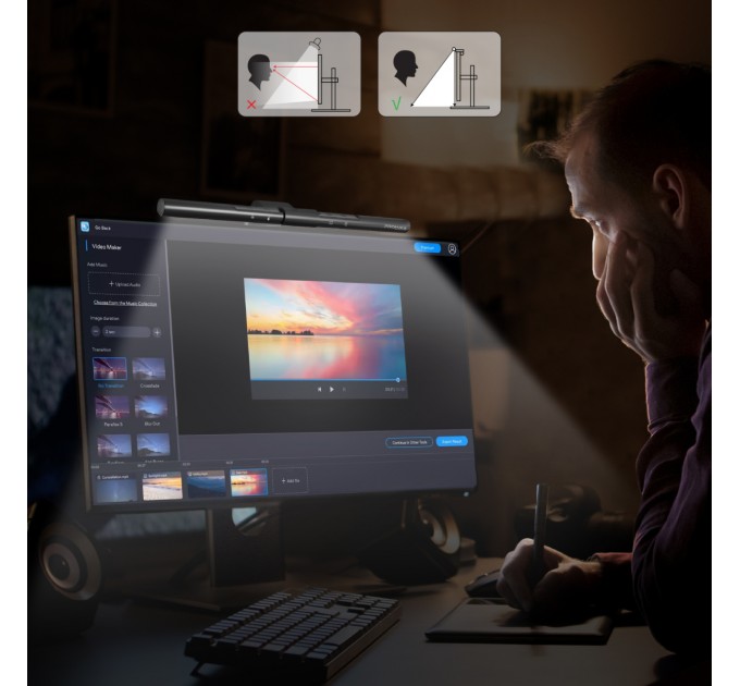 Promate Лампа на монітор Promate horizon-40