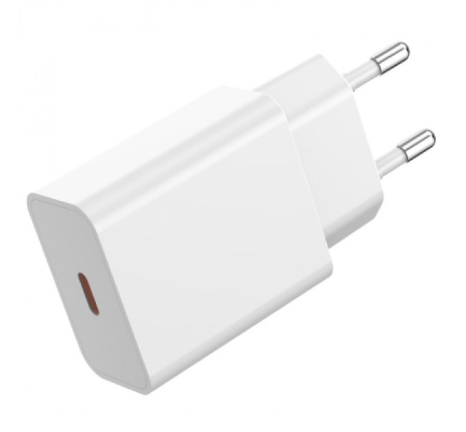 XO Зарядний пристрій XO L126 20W USB-C PD White (L126_White)