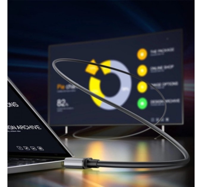 XO Кабель мультимедійний HDMI to HDMI 3.0m v2.0 black XO (GB017A-HDMI.tranish)